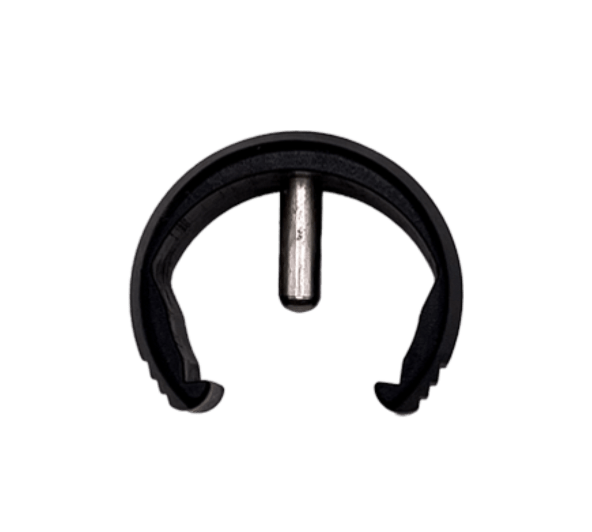 Boom clip single pin